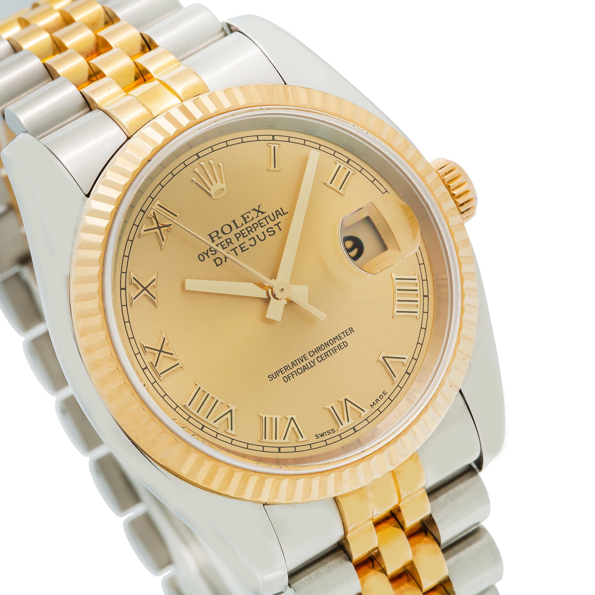 Rolex Datejust 116233 36MM Champagne Dial With Two Tone Jubilee Bracelet