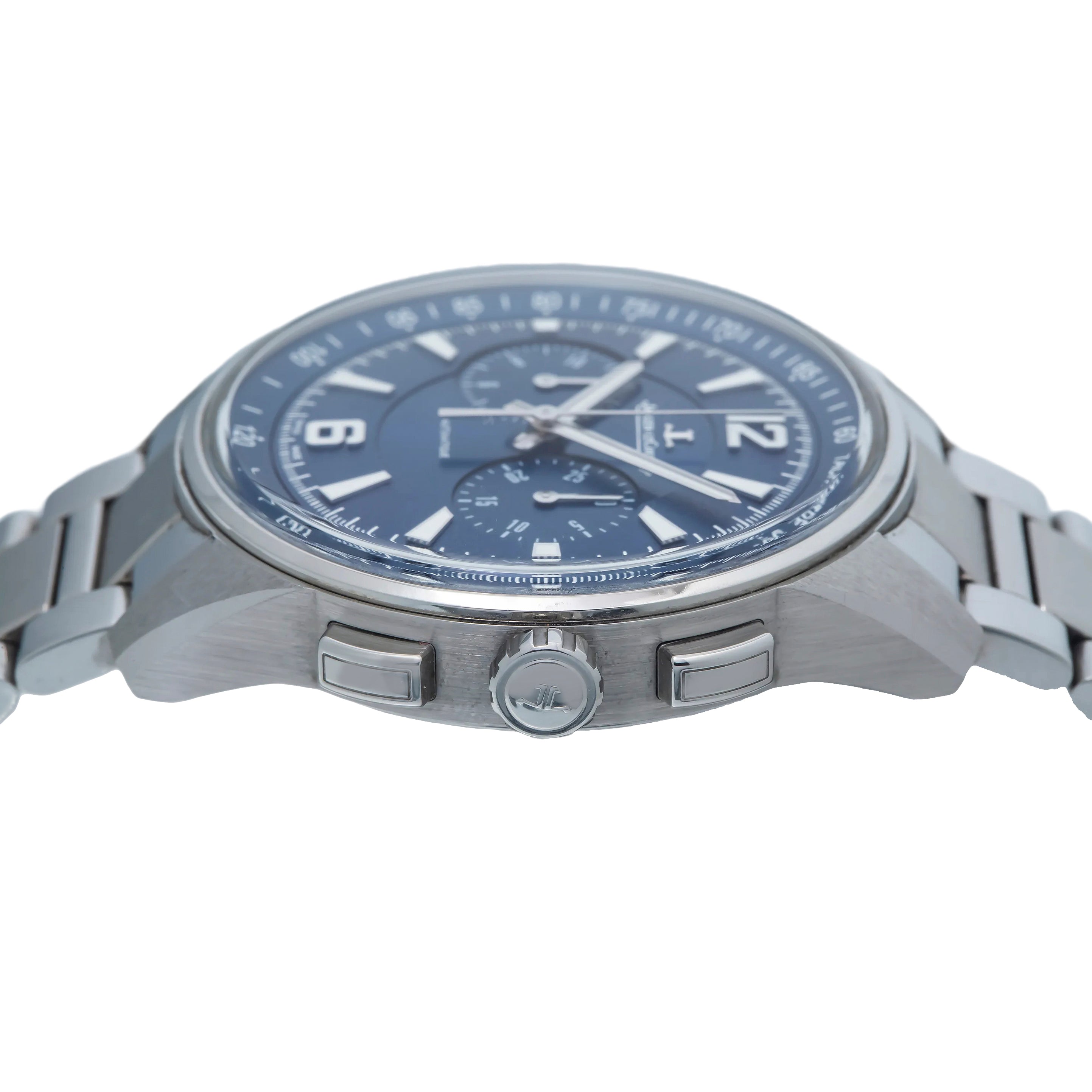 Jaeger LeCoultre Polaris Chronograph 842.8. C1.S Q9028180 42MM Blue Dial