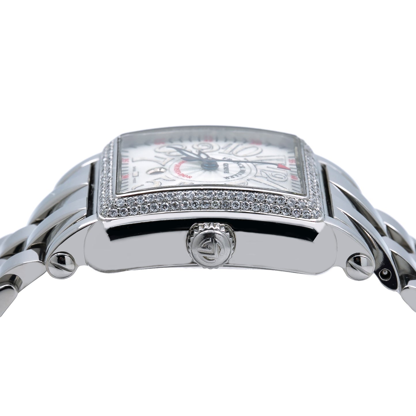 Franck Muller Conquistador 10000 L 42MM Silver Dial