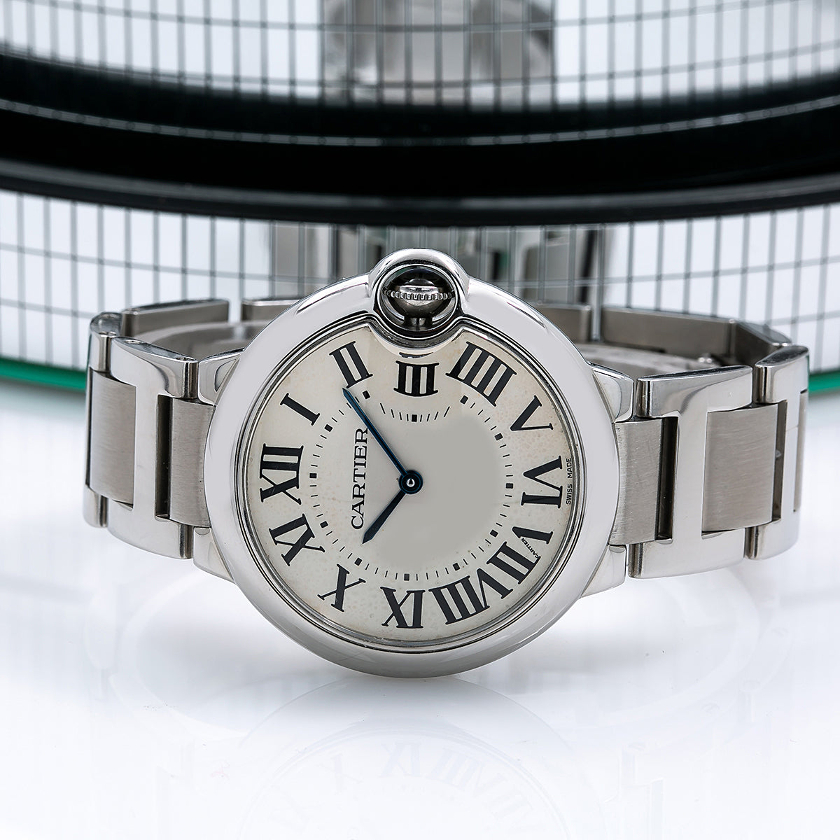 Cartier Ballon Bleu W69011Z4 36mm Silver Dial