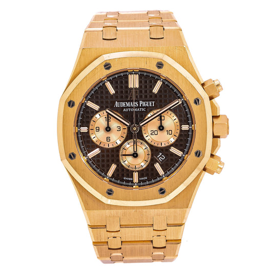 Audemars Piguet Royal Oak Chronograph 26331OR 41MM Brown Dial With Rose Gold Bracelet