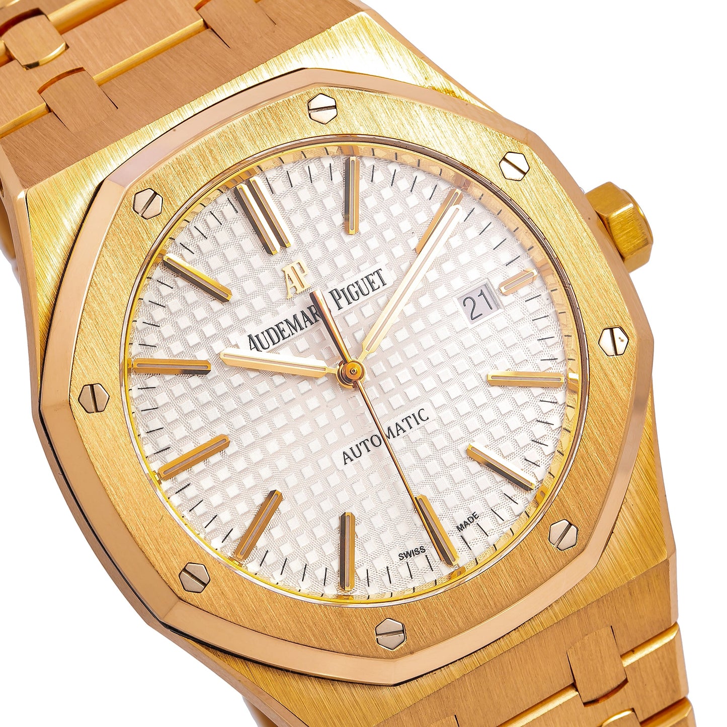 Audemars Piguet Royal Oak Selfwinding 15400OR White Dial 41MM With Rose Gold Bracelet