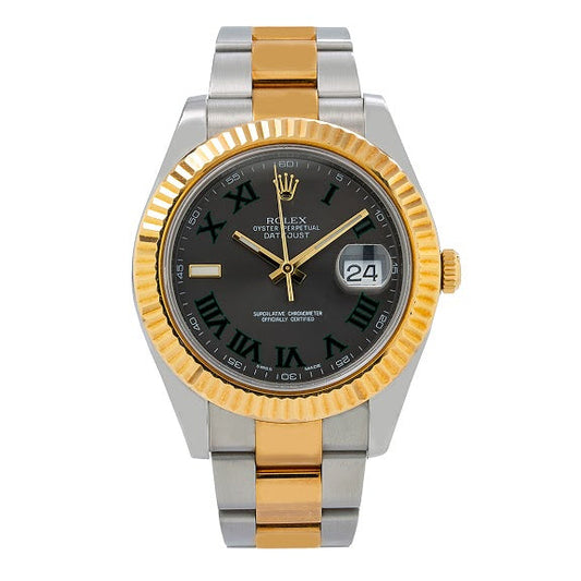 Rolex Datejust II 116333 41MM Silver Dial With 18K Two Tone Bracelet