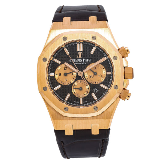 Audemars Piguet Royal Oak Chronograph 26331OR 41MM Brown Dial With Leather Bracelet