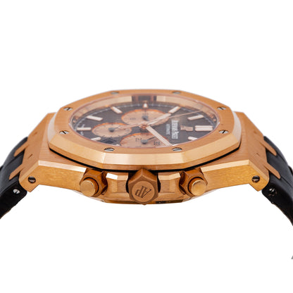 Audemars Piguet Royal Oak Chronograph 26331OR 41MM Brown Dial With Leather Bracelet