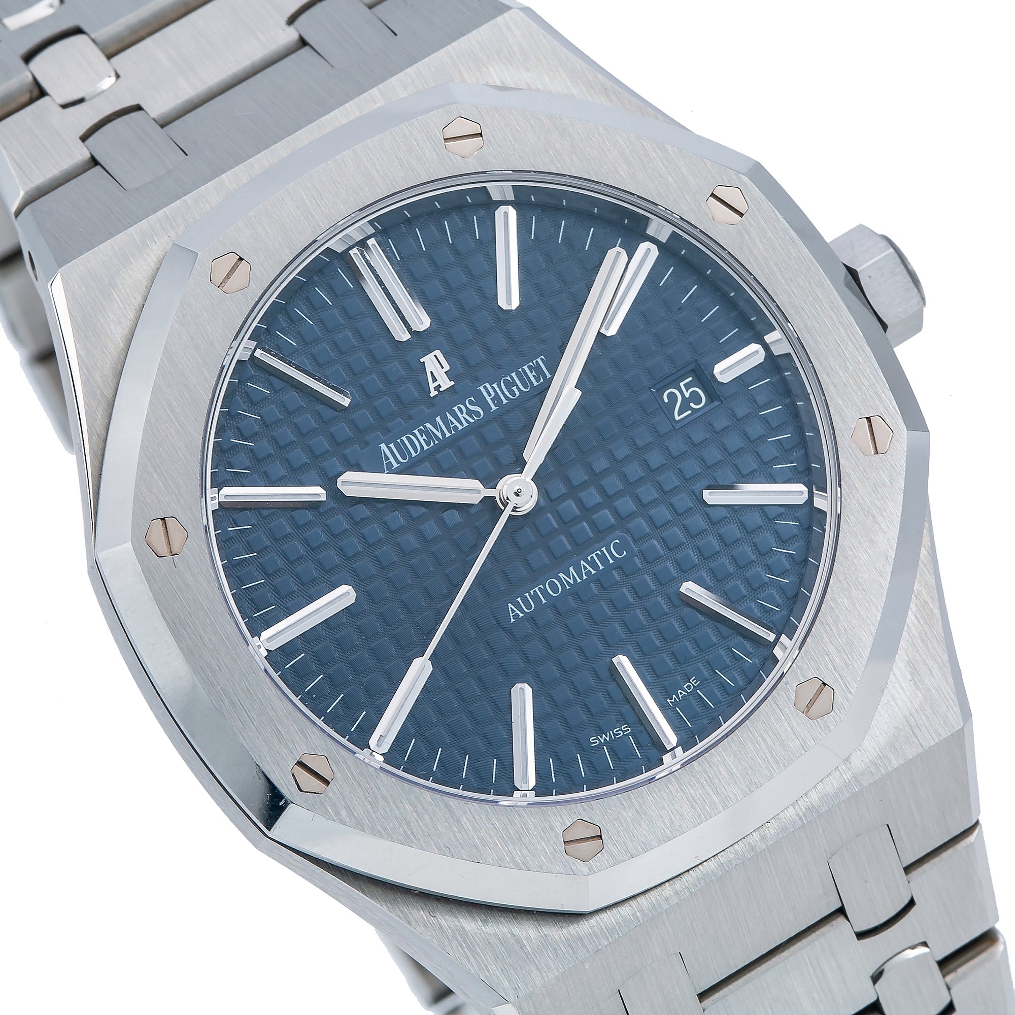 Audemars Piguet Royal Oak Selfwinding 15400ST 41MM Blue Dial With Stainless Steel Bracelet