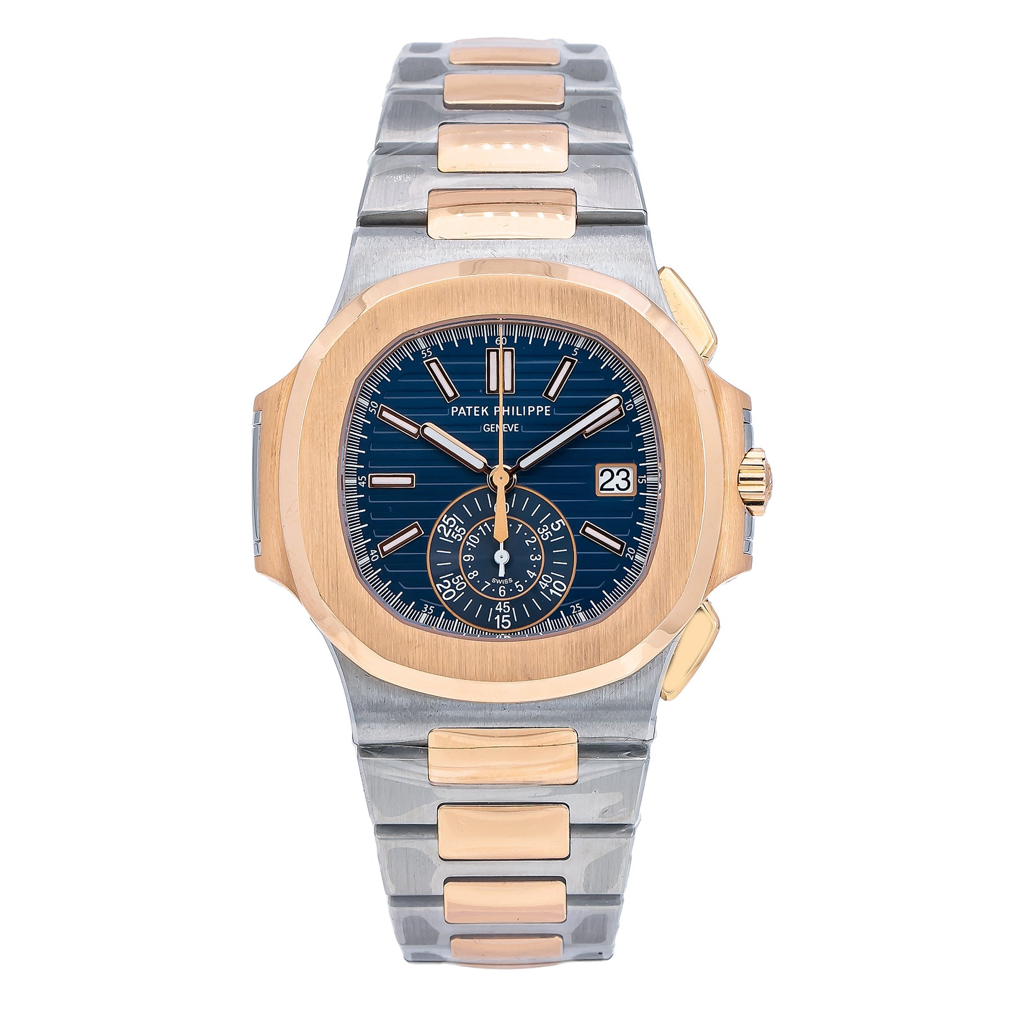 Patek Philippe Nautilus 5980/1AR 40MM Blue Dial With Two Tone Bracelet