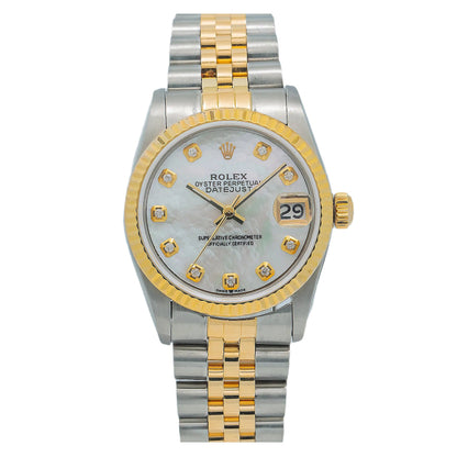 Rolex Lady-Datejust 69173 26MM Diamond Dial With Two Tone Jubilee Bracelet