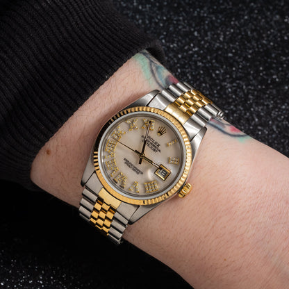 Rolex Datejust 6823 31MM Diamond Dial With Two Tone Jubilee Bracelet