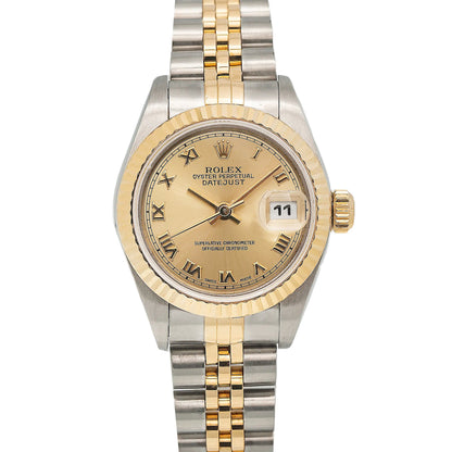 Rolex Datejust 69173 26MM Champagne Dial With Two Tone Jubilee Bracelet