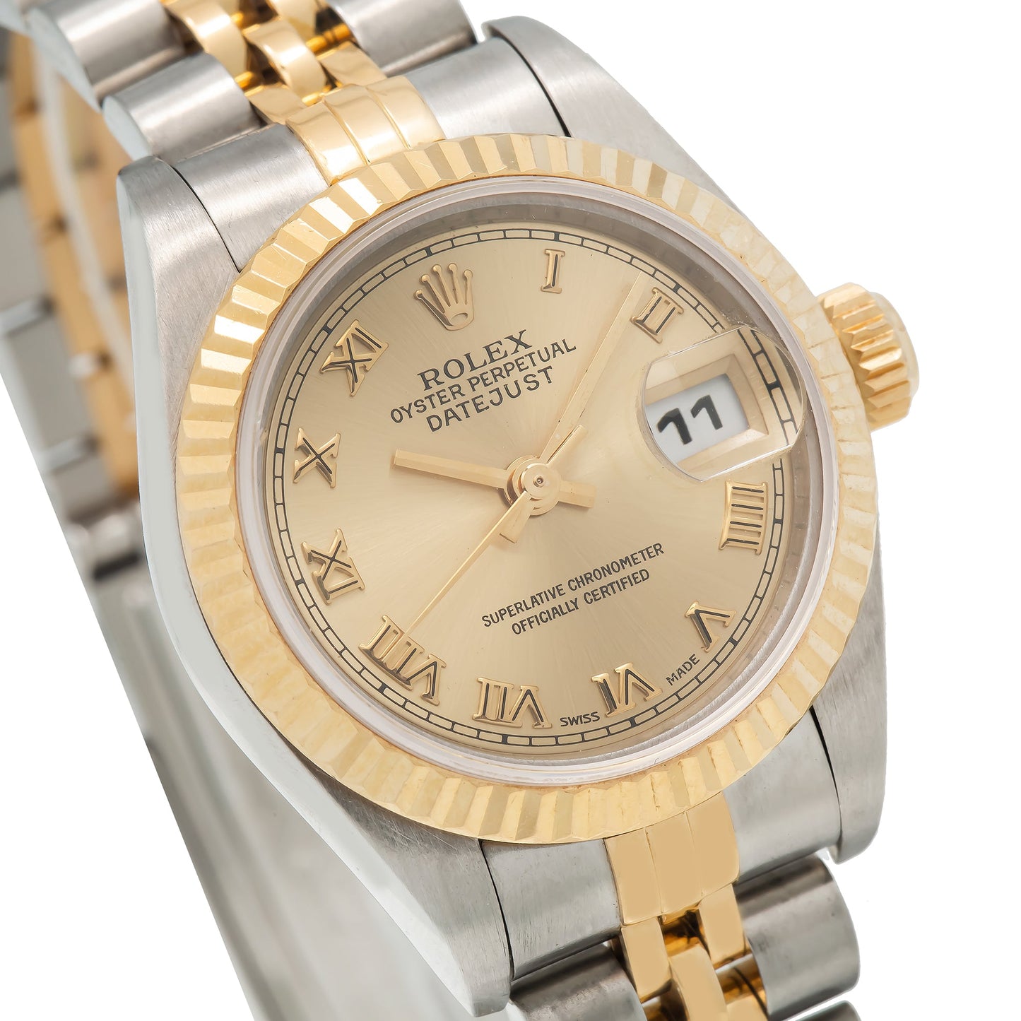 Rolex Datejust 69173 26MM Champagne Dial With Two Tone Jubilee Bracelet