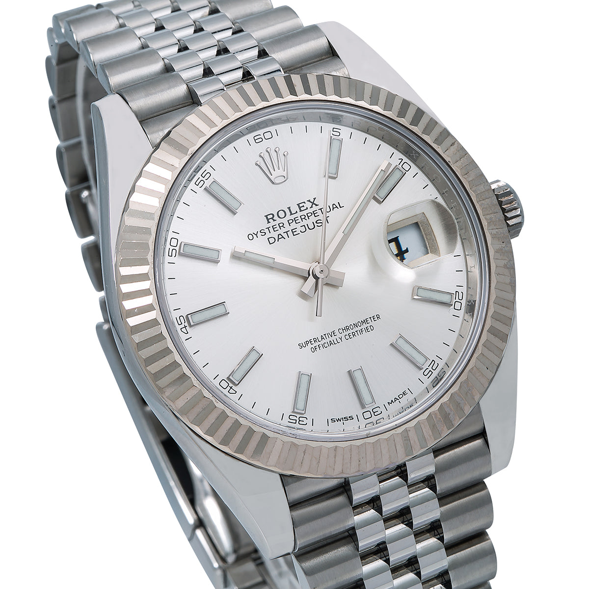 Rolex Datejust 126334 41mm Silver Dial With Stainless Steel Jubilee