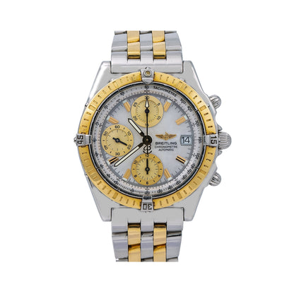 Breitling Chronomat D13352 40MM Mother of Pearl Dial With Two Tone Bracelet