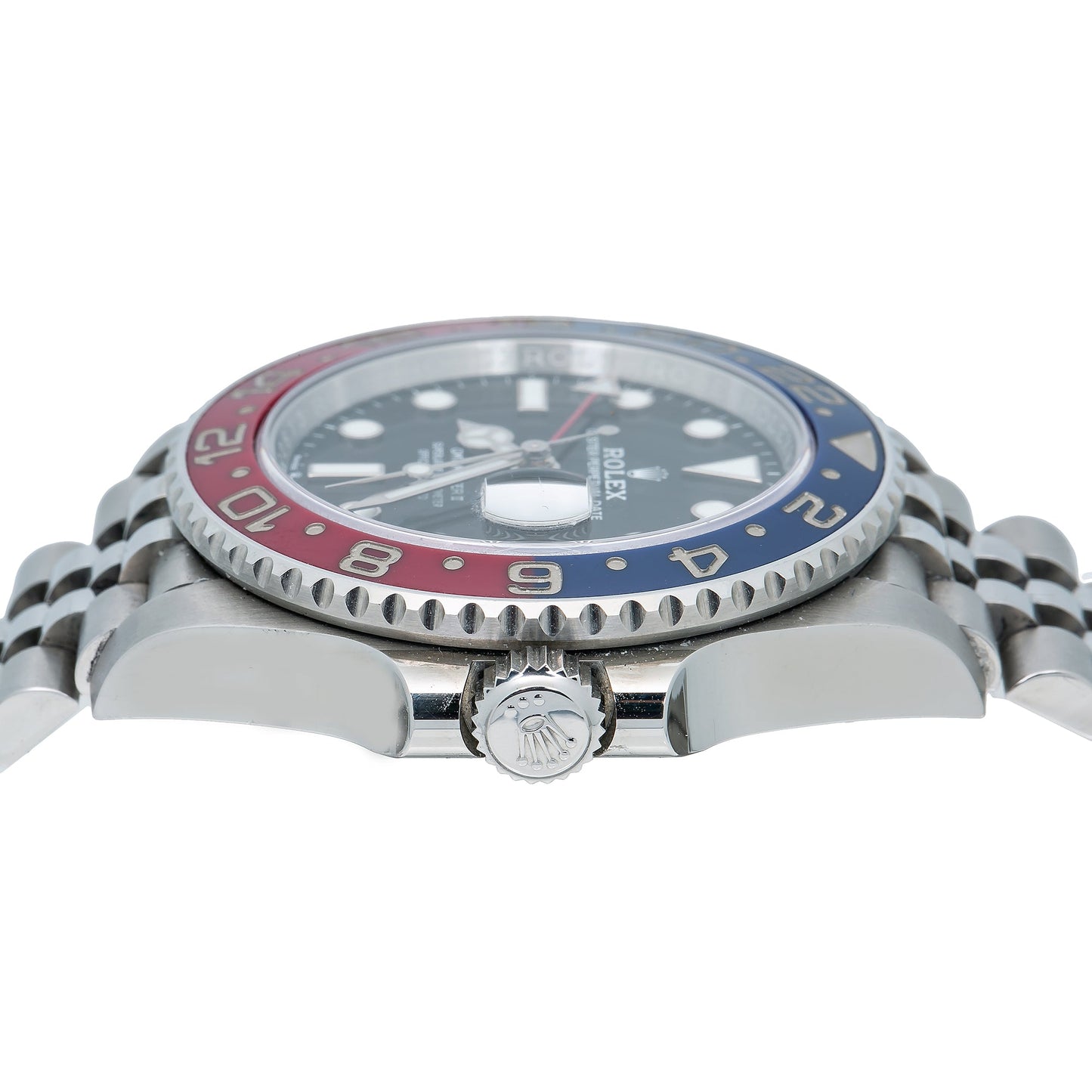 Rolex GMT Master II Pepsi Watch Blue and Red Ceramic Bezel with Jubilee Bracelet 40MM