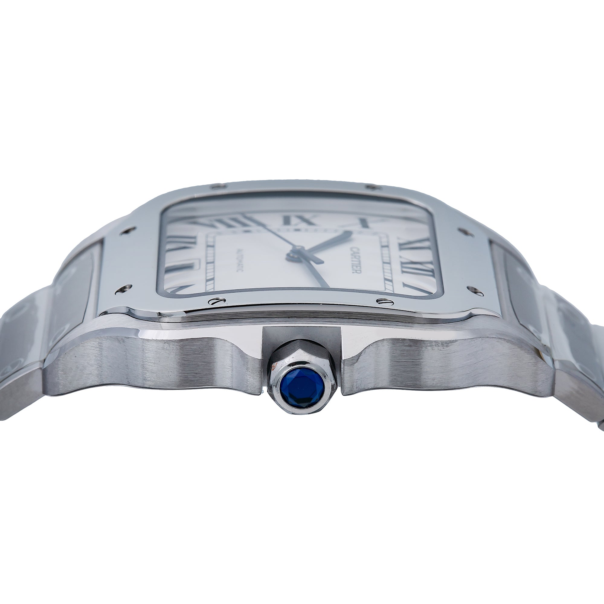 Cartier Santos WSSA0030 40mm White Dial With Stainless Steel Bracelet