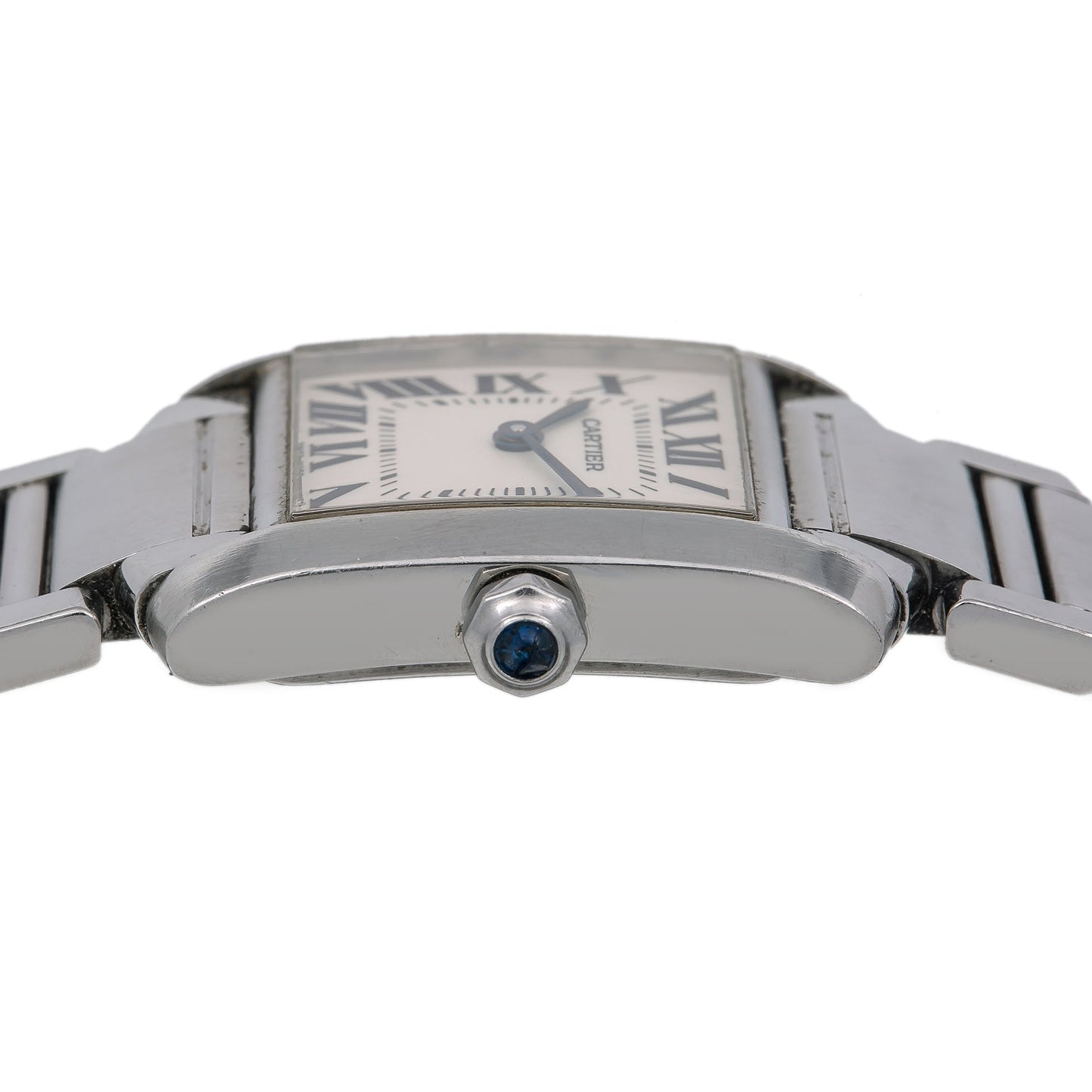 Cartier Tank Française W51011Q3 25 x 31 mm White Dial With Stainless Steel Bracelet