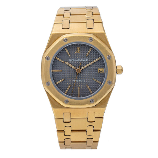 Audemars Piguet Royal Oak Lady 67600BA 33MM Black Dial With Yellow Gold Bracelet