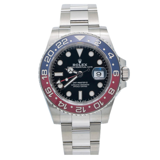 Rolex White Gold GMT-Master II 126710BLRO 40MM Black Dial With Blue And Red Pepsi Bezel