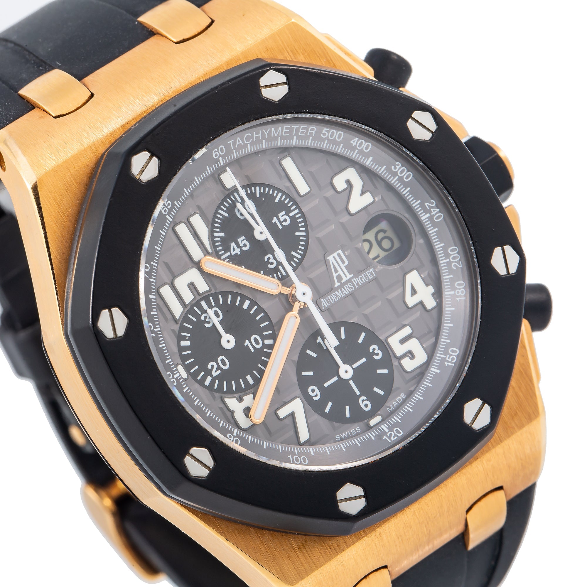 Audemars Piguet Royal Oak Offshore 26401RO 42MM Grey Dial With Rubber Bracelet