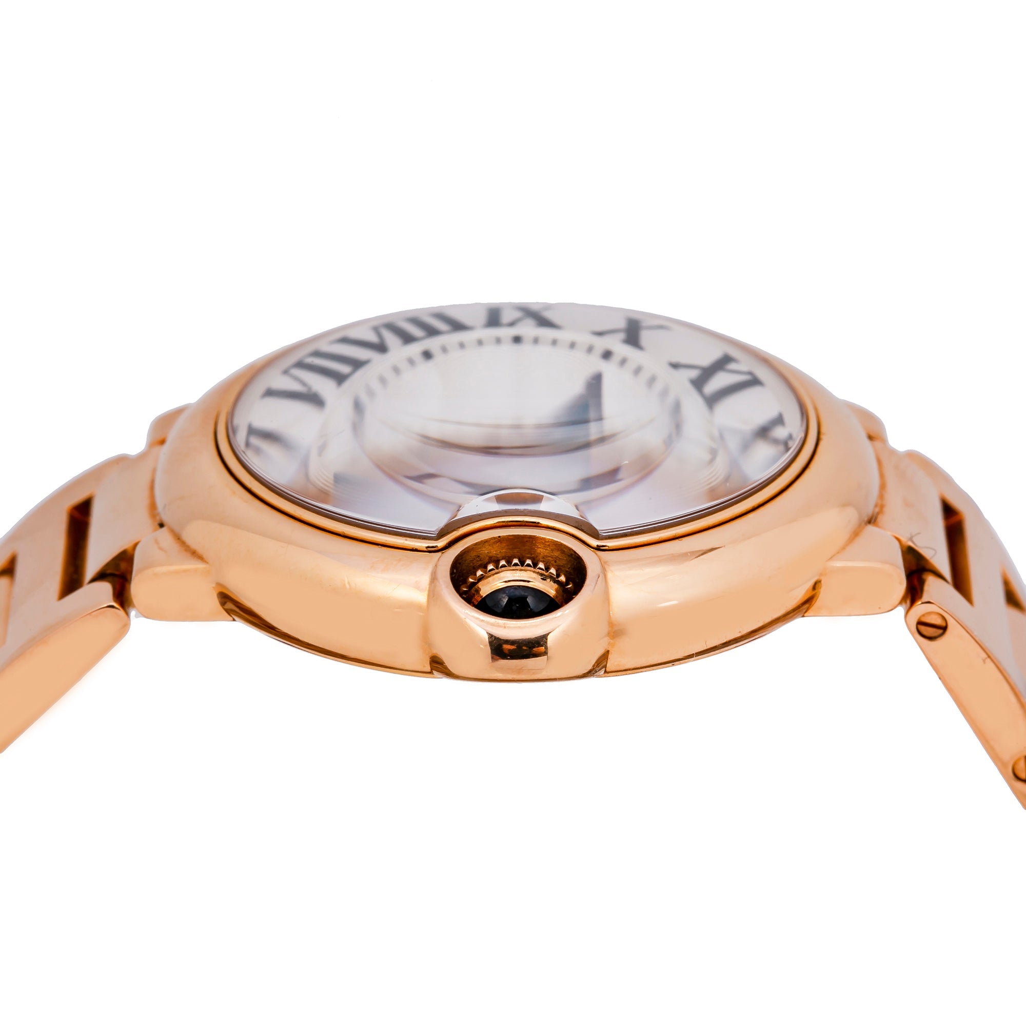 Cartier Ballon Bleu W69004Z2 36MM White Dial With Rose Gold Bracelet