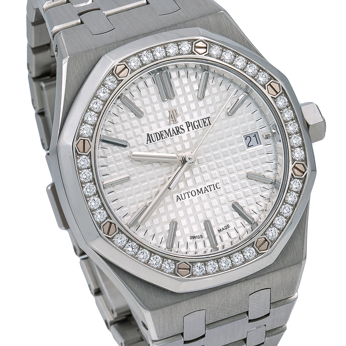 Audemars Piguet Royal Oak 15451ST 37mm White Dial With Stainless Steel Bracelet