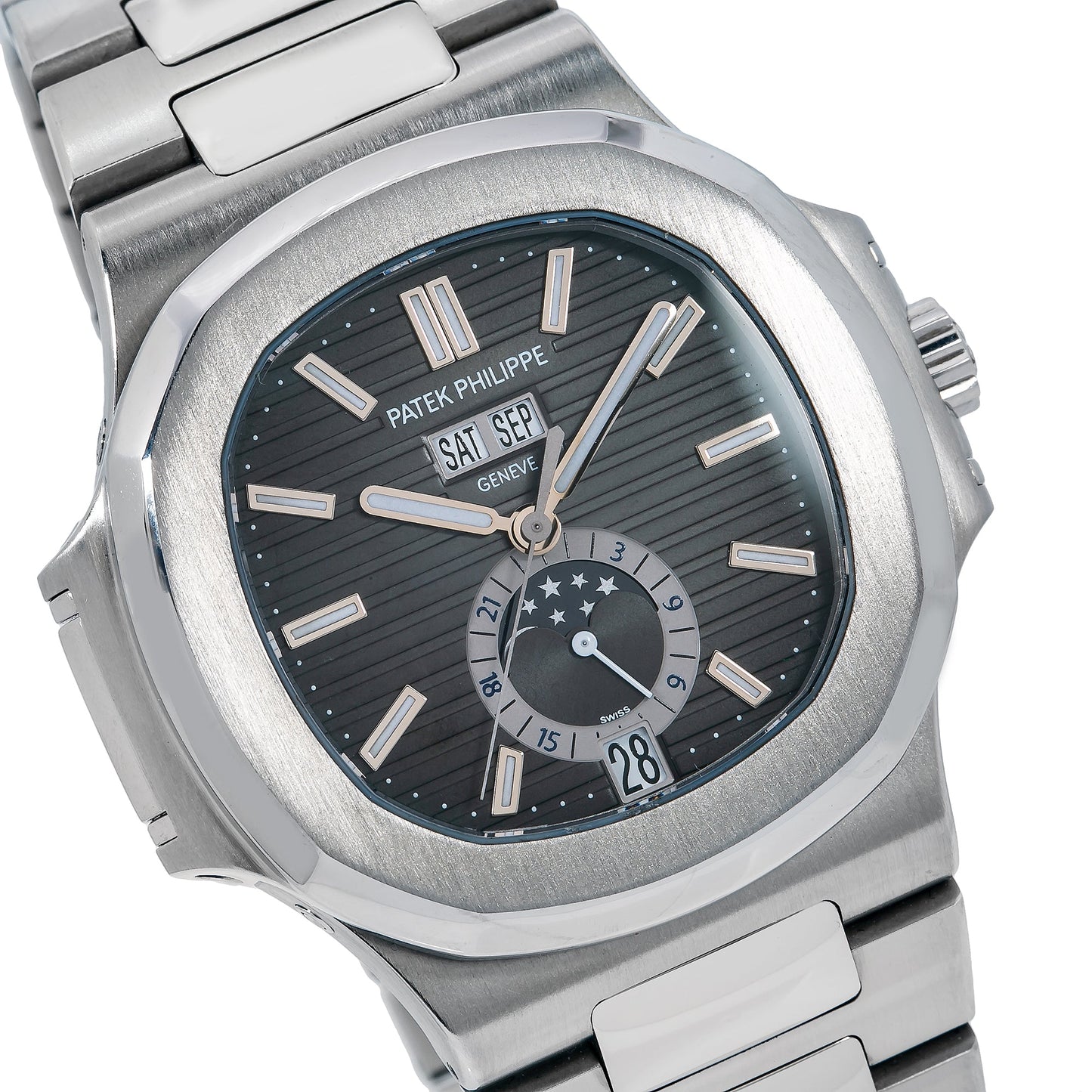 Patek Philippe Nautilus 5726 40MM Black Dial With Stainless Steel Bracelet