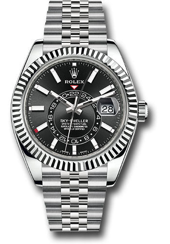 Rolex Sky-Dweller 326934 42MM Black Index Dial With Jubilee Bracelet