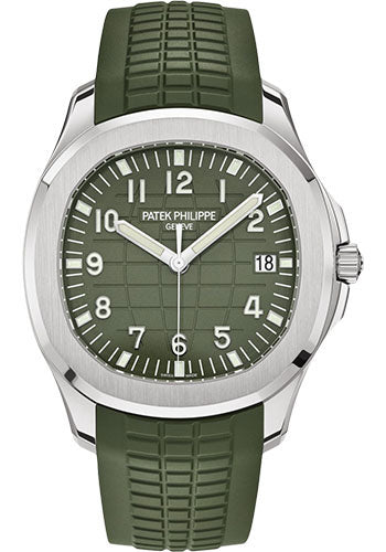 Patek Philippe Aquanaut 5168G 42.2MM Khaki Green Dial With Composite Strap