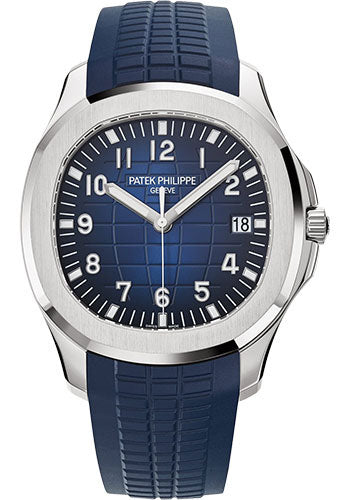 Patek Philippe Aquanaut 5168G 42.2MM Blue Dial With Blue Composite Strap