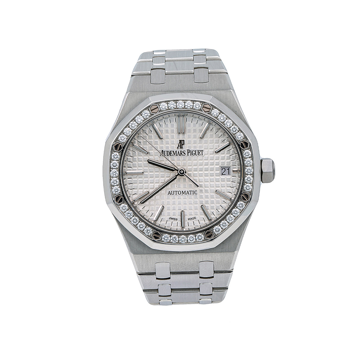 Audemars Piguet Royal Oak 15451ST 37mm White Dial With Stainless Steel Bracelet-Audemars Piguet-JD Watches NY