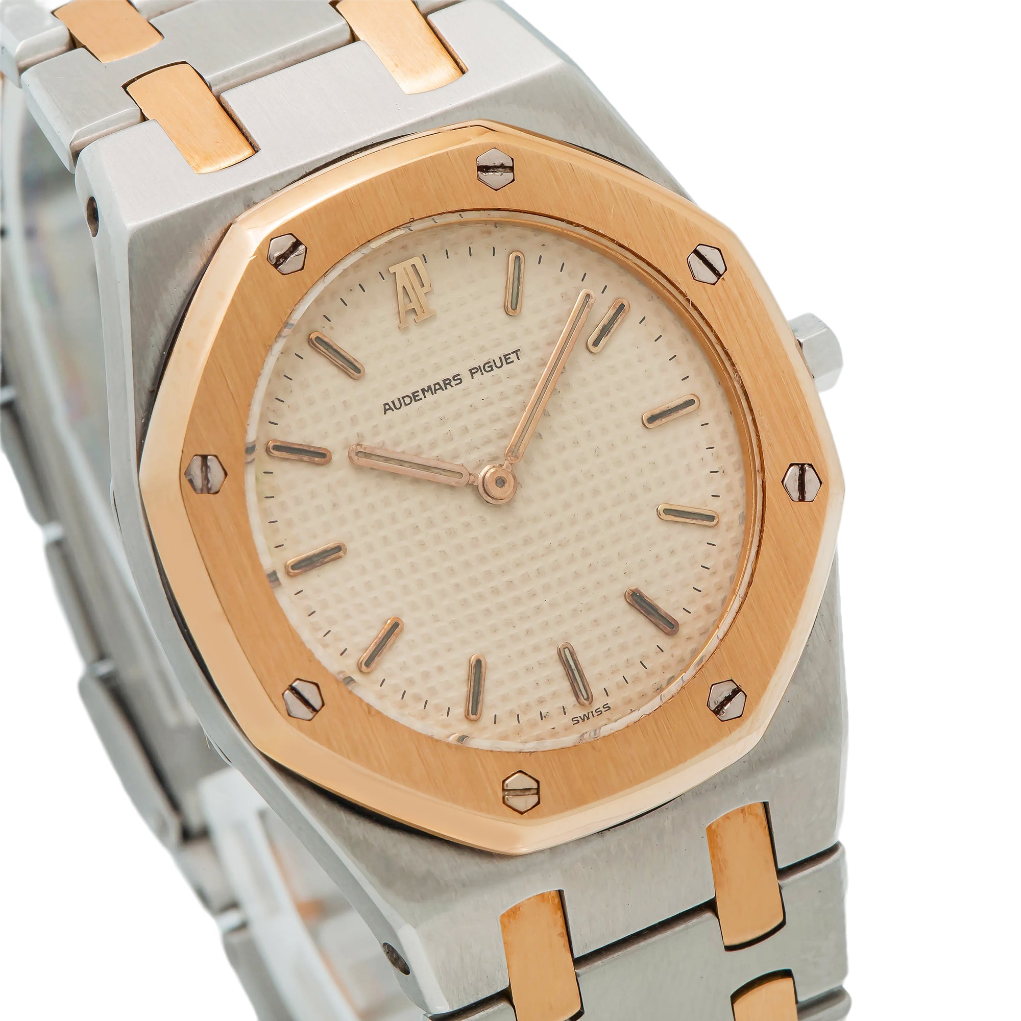 Audemars Piguet Royal Oak 33MM Cream Tapisserie Dial 563036SA-Audemars Piguet-JD Watches NY