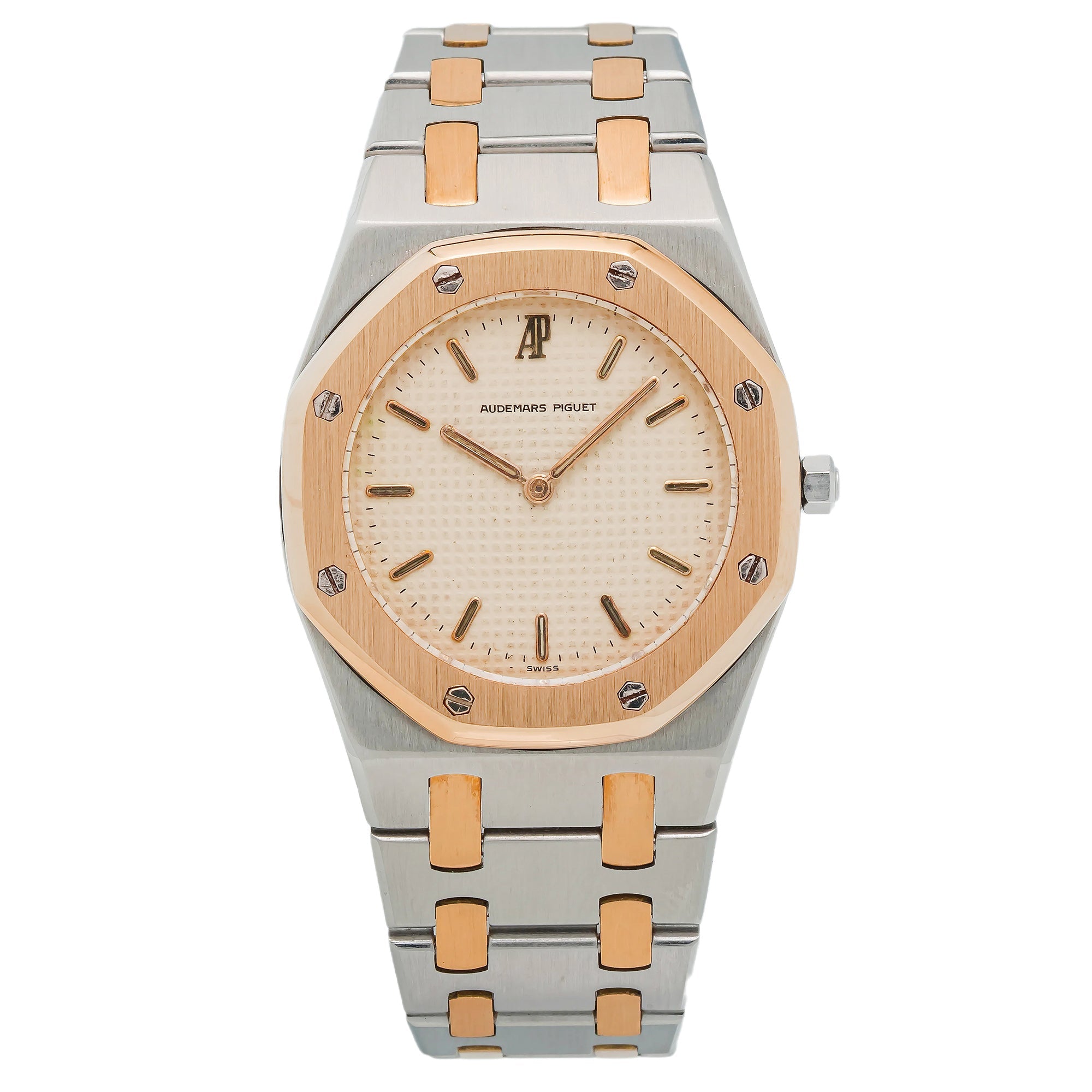 Audemars Piguet Royal Oak 33MM Cream Tapisserie Dial 563036SA-Audemars Piguet-JD Watches NY