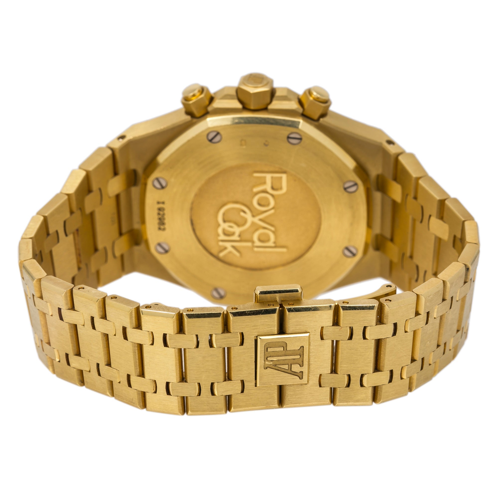 Audemars Piguet Royal Oak Chronograph 26320BA 41mm Blue Dial With Yellow Gold Bracelet-Audemars Piguet-JD Watches NY