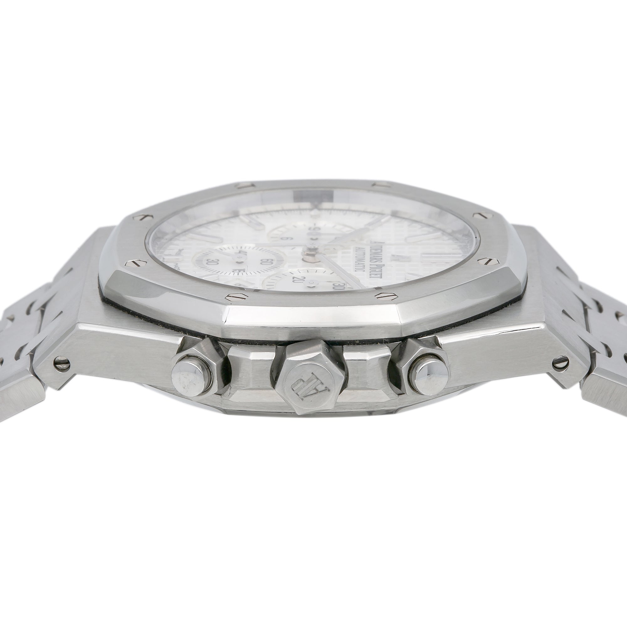 Audemars Piguet Royal Oak Chronograph 26320ST 41mm White Dial With Stainless Steel Bracelet-Audemars Piguet-JD Watches NY