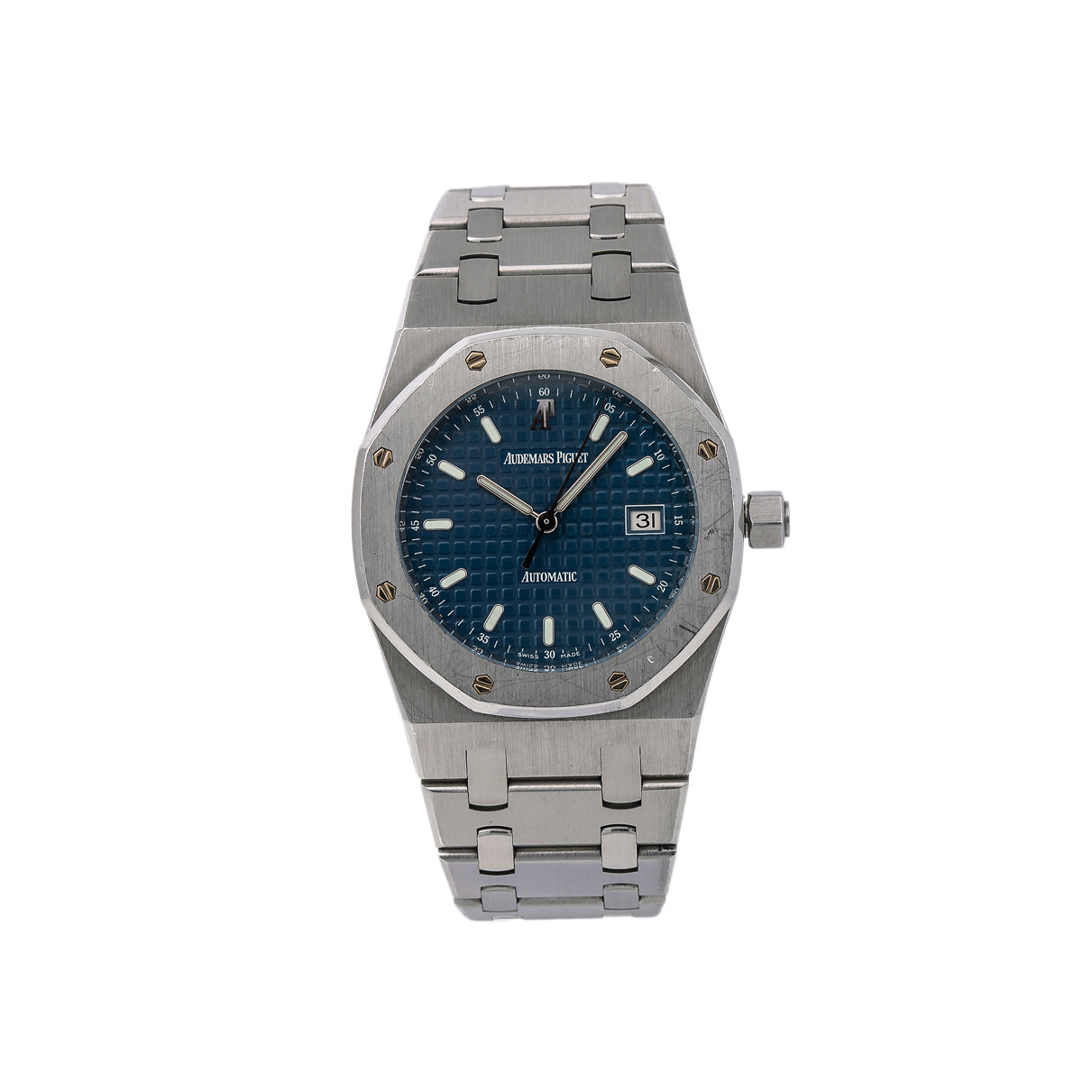 Audemars Piguet Royal Oak Lady 67650ST 33MM Blue Dial With Stainless Steel Bracelet-Audemars Piguet-JD Watches NY