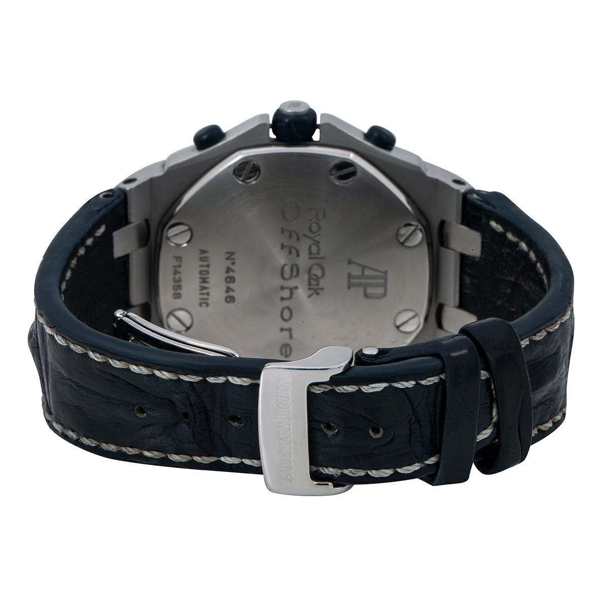 Audemars Piguet Royal Oak Offshore 26170ST 42MM White Dial With Blue Leather Bracelet-Audemars Piguet-JD Watches NY
