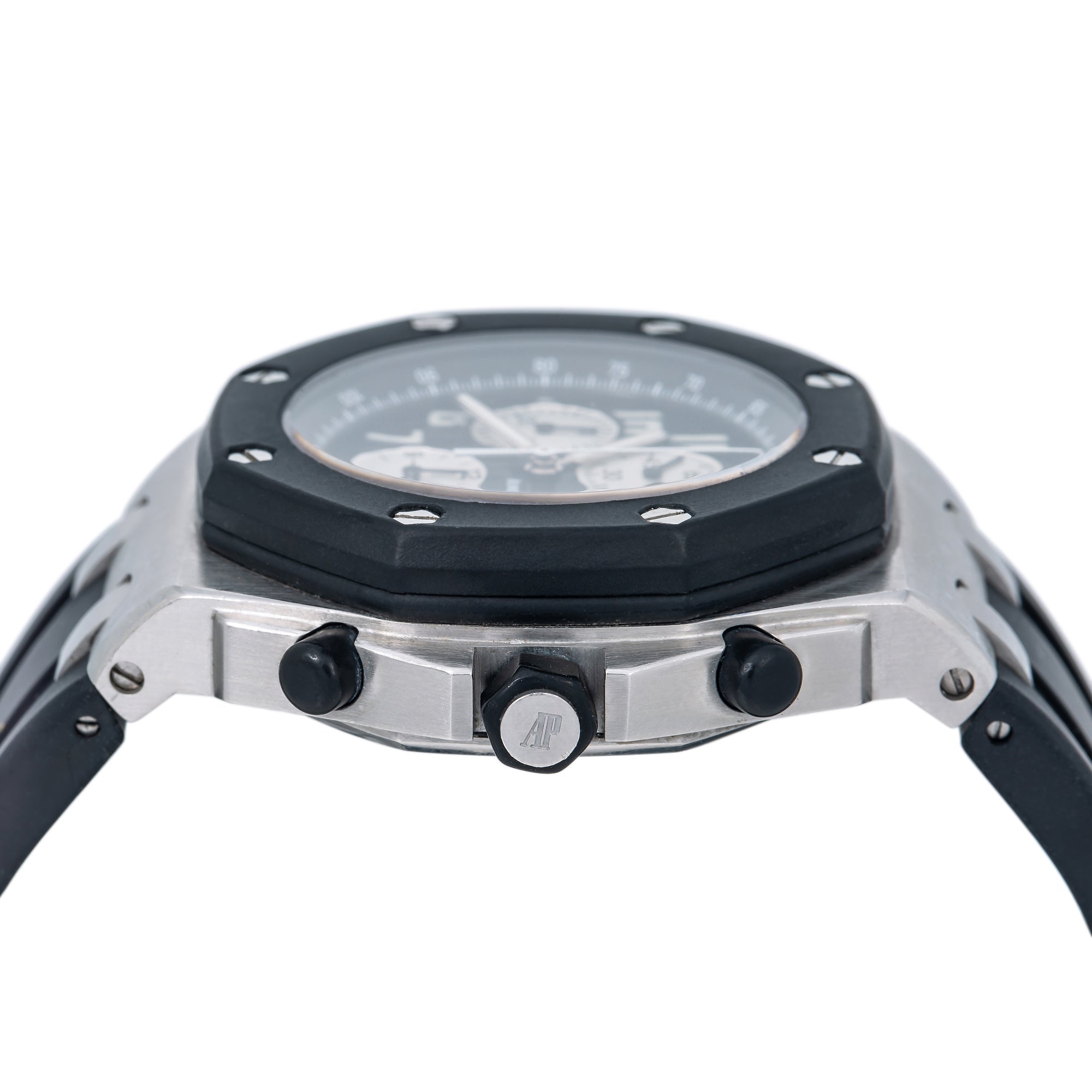Audemars Piguet Royal Oak Offshore Chronograph 25940SK 42MM Black Dial With Rubber Bracelet-Audemars Piguet-JD Watches NY