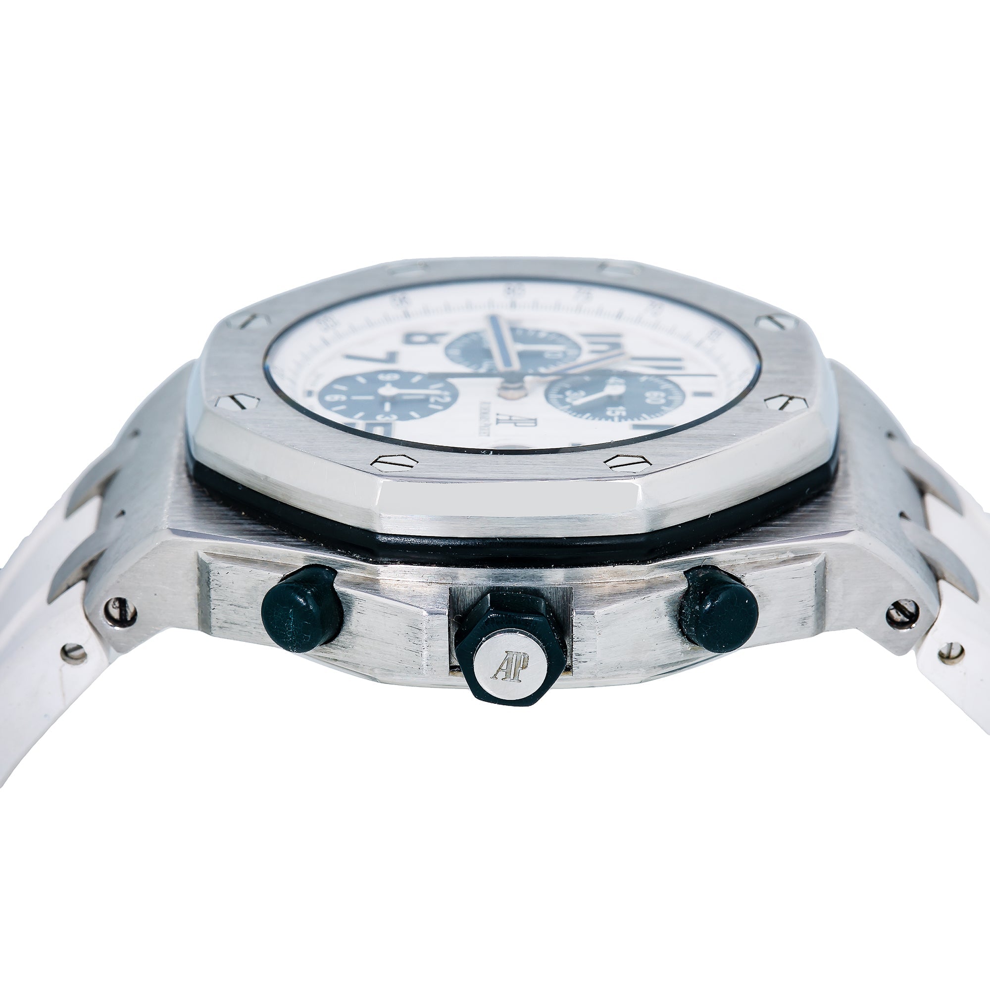Audemars Piguet Royal Oak Offshore Chronograph 26170ST White Dial With Rubber Bracelet-Audemars Piguet-JD Watches NY