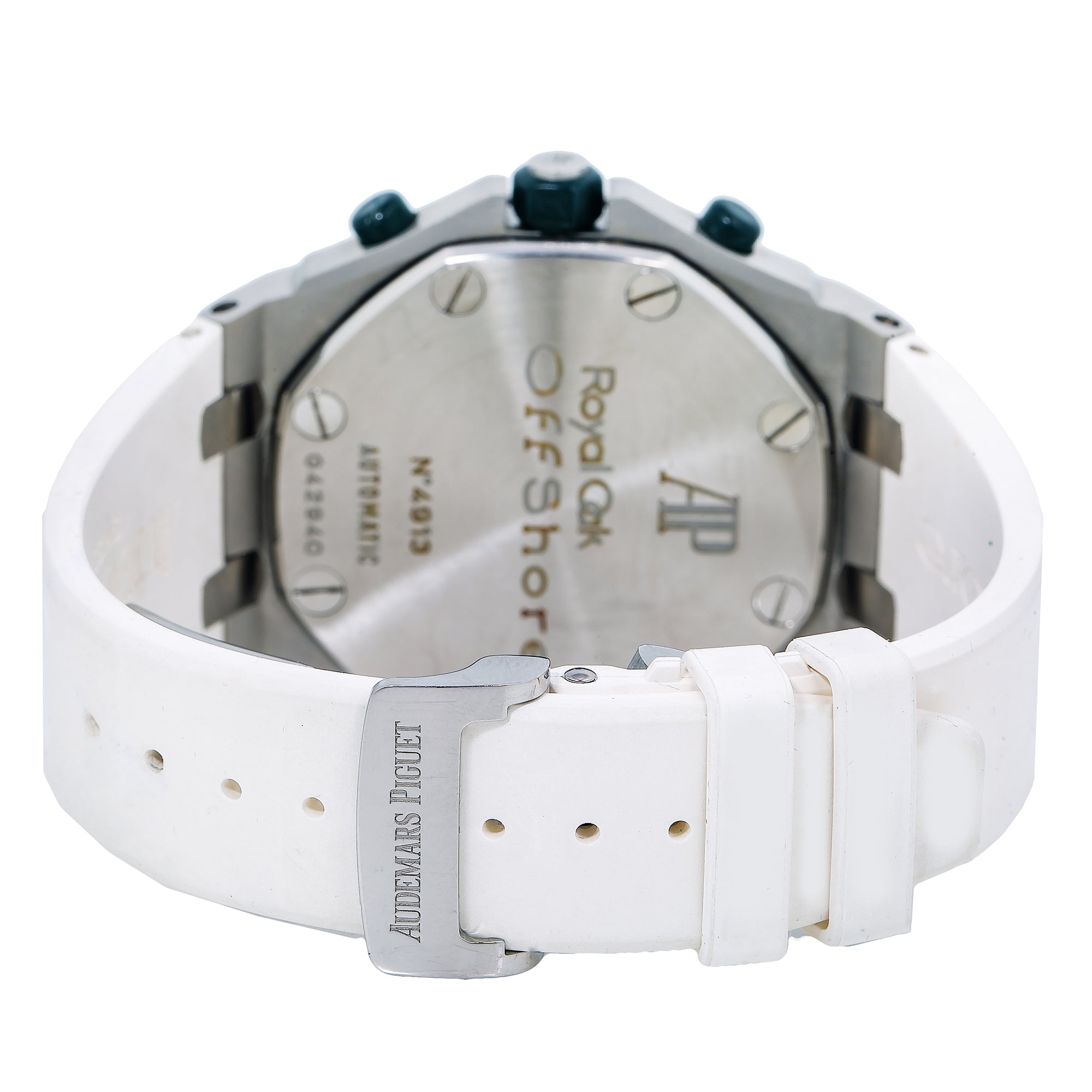 Audemars Piguet Royal Oak Offshore Chronograph 26170ST White Dial With Rubber Bracelet-Audemars Piguet-JD Watches NY