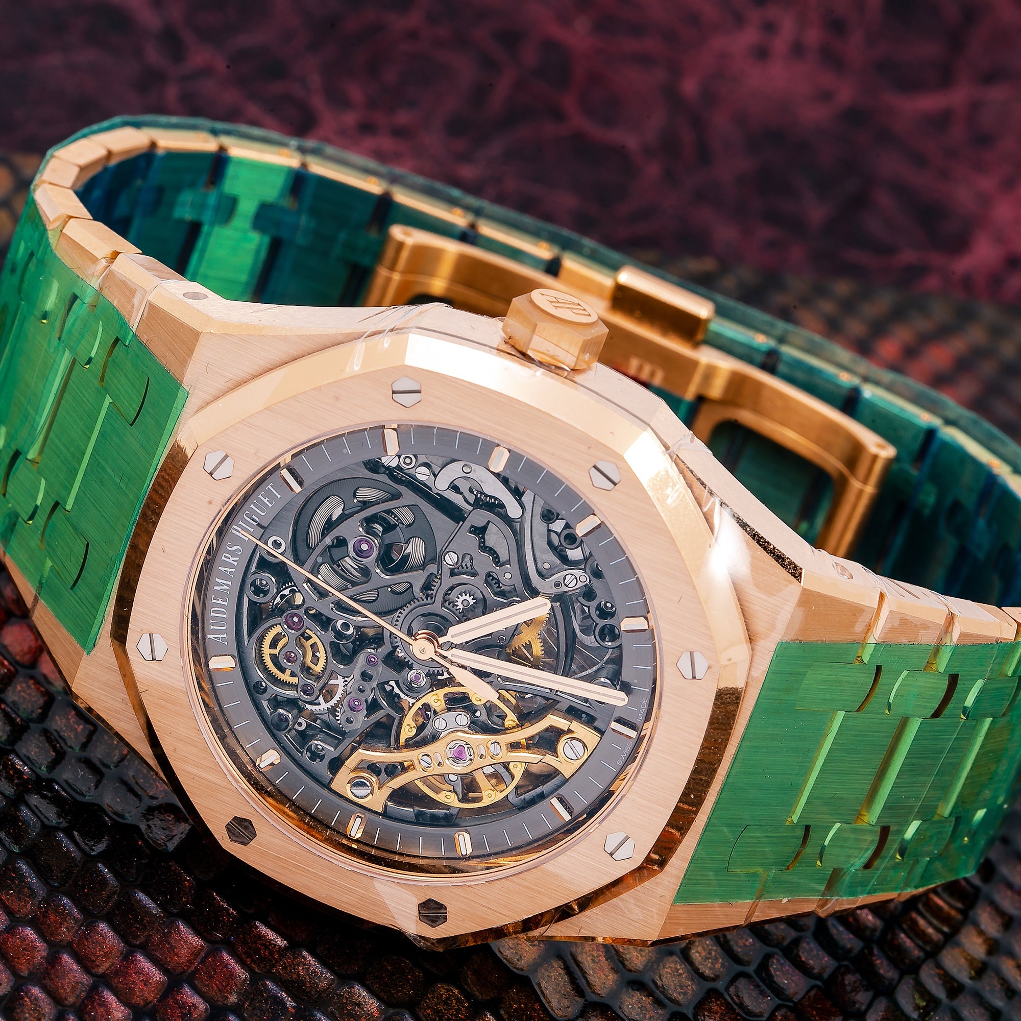 Audemars Piguet Skeleton Royal Oak 15407OR 41MM With Rose Gold Bracelet-Audemars Piguet-JD Watches NY