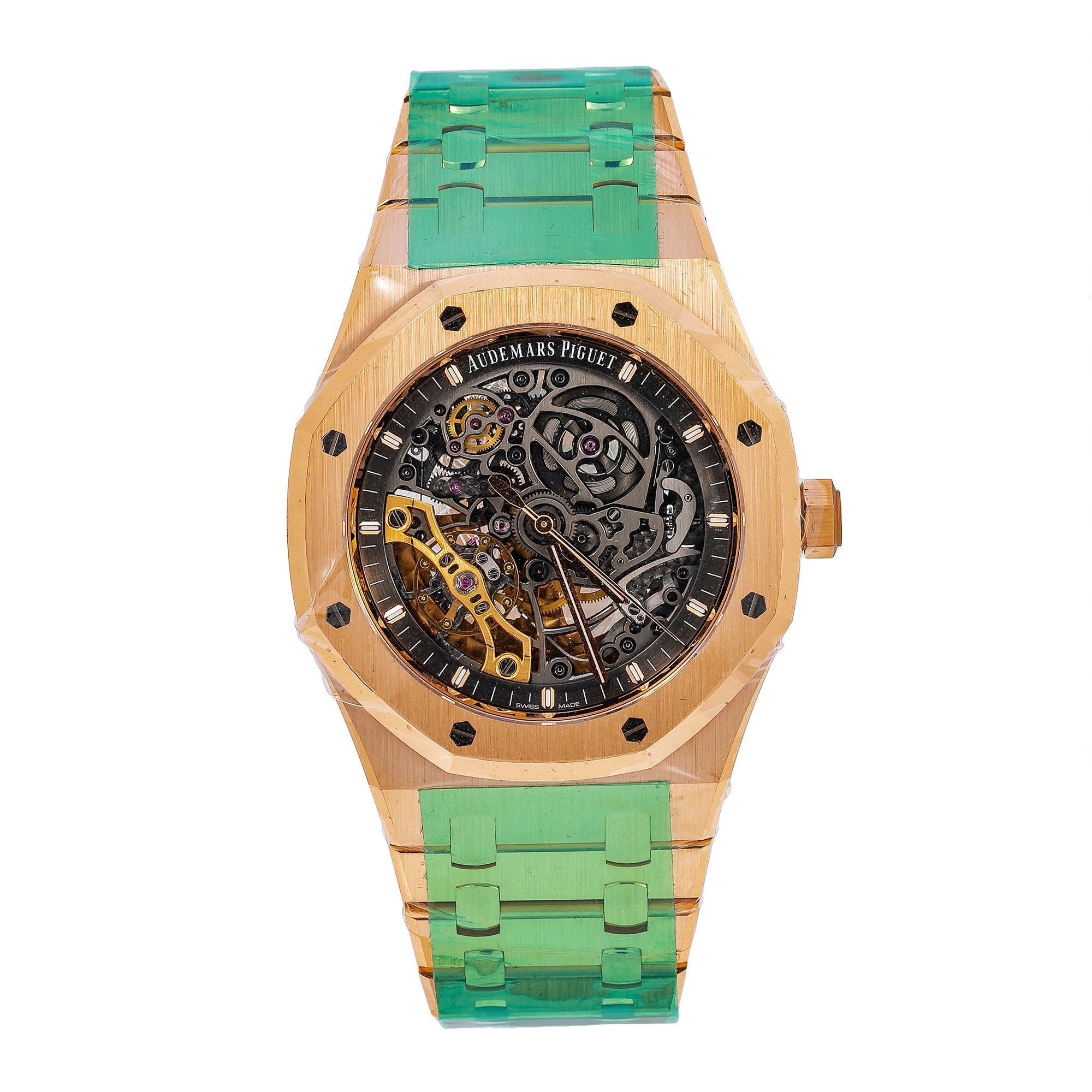 Audemars Piguet Skeleton Royal Oak 15407OR 41MM With Rose Gold Bracelet-Audemars Piguet-JD Watches NY
