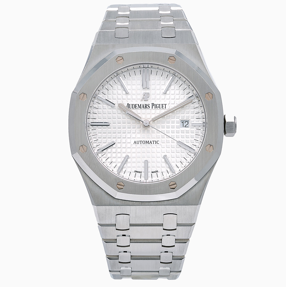 Audemars Piguet Royal Oak Self Winding 15400ST 41MM Silver Dial With Stainless Steel Bracelet-Audemars Piguet-JD Watches NY