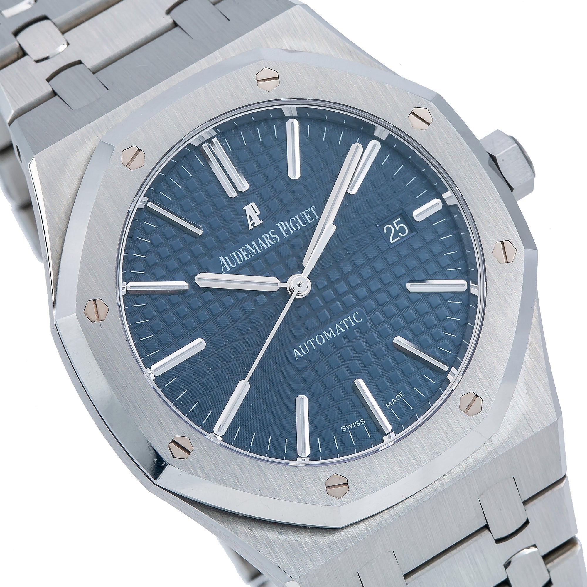 Audemars Piguet Royal Oak Selfwinding 15400ST 41MM Blue Dial With Stainless Steel Bracelet-Audemars Piguet-JD Watches NY