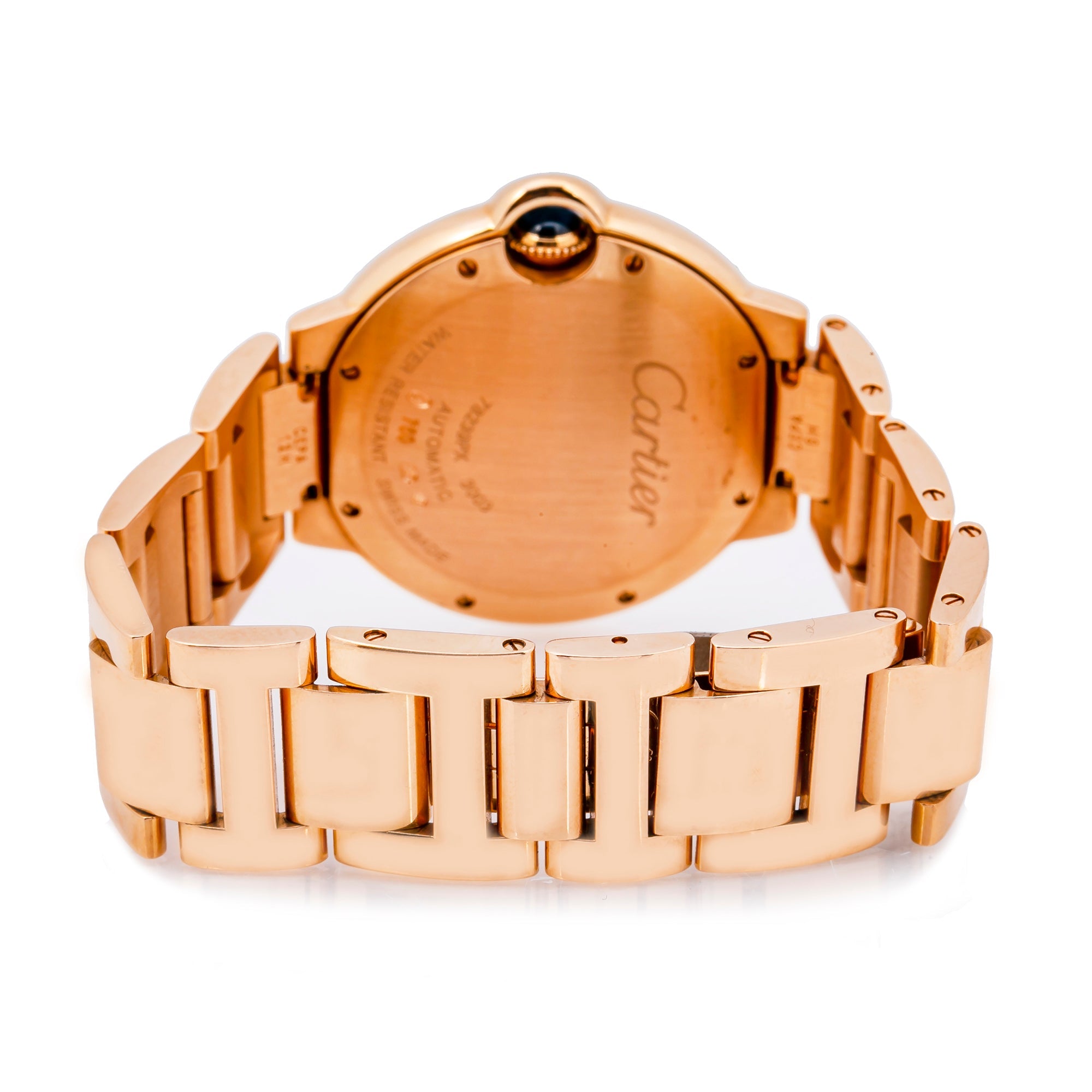 Cartier Ballon Bleu W69004Z2 36MM White Dial With Rose Gold Bracelet-Cartier-JD Watches NY