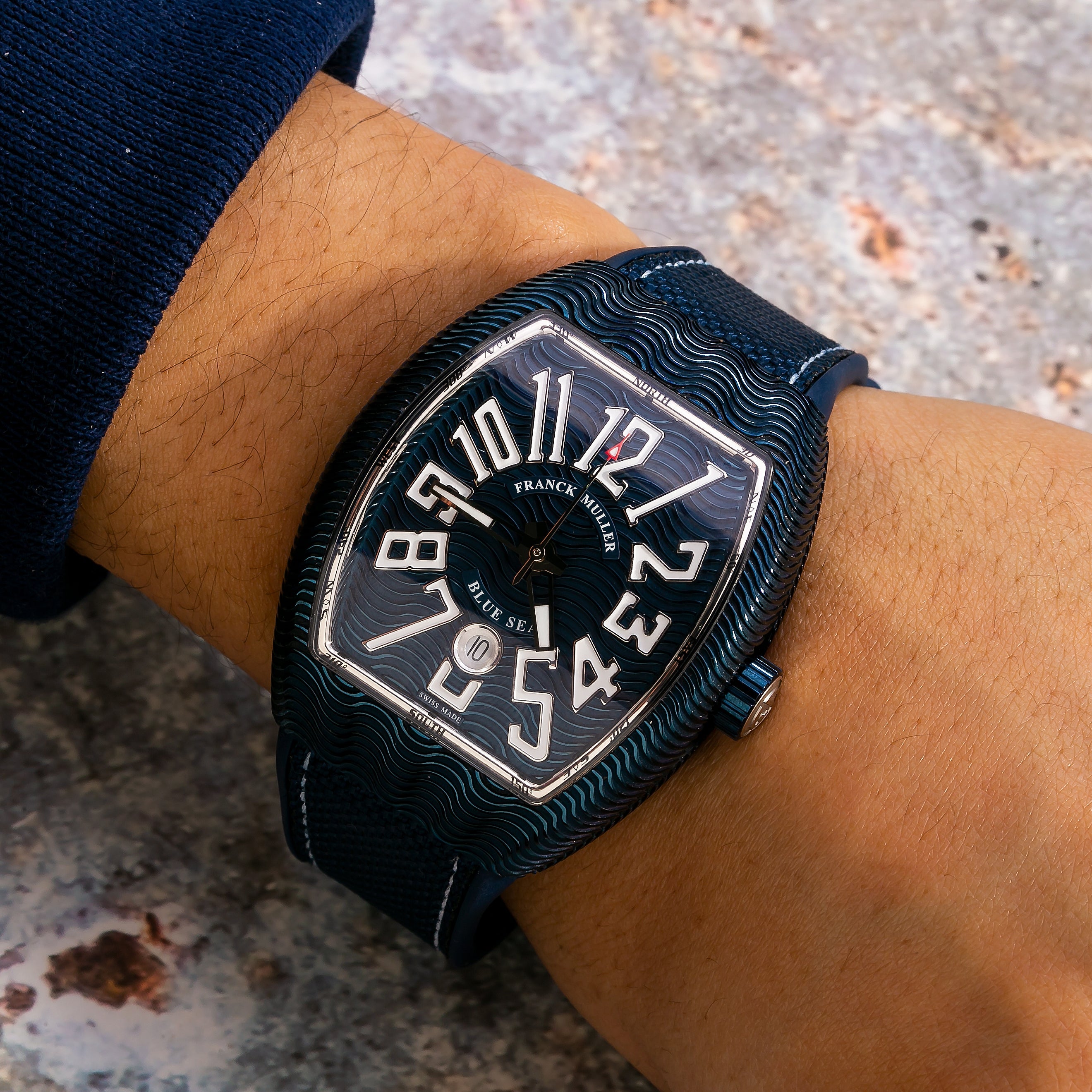 Franck Muller Vanguard Blue Sea Men's Watch-Franck Muller-JD Watches NY
