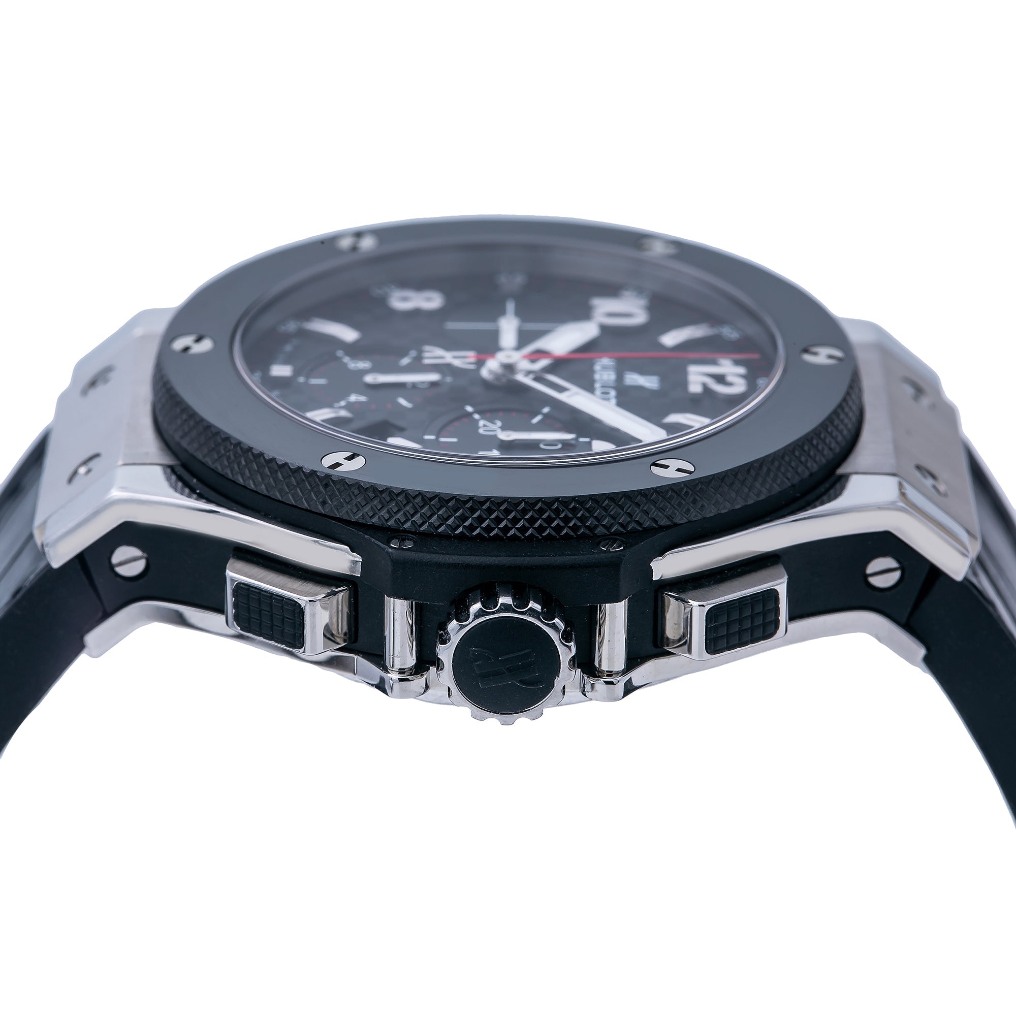 Hublot Big Bang 301.SB 44MM Black Dial With Leather Bracelet-Hublot-JD Watches NY