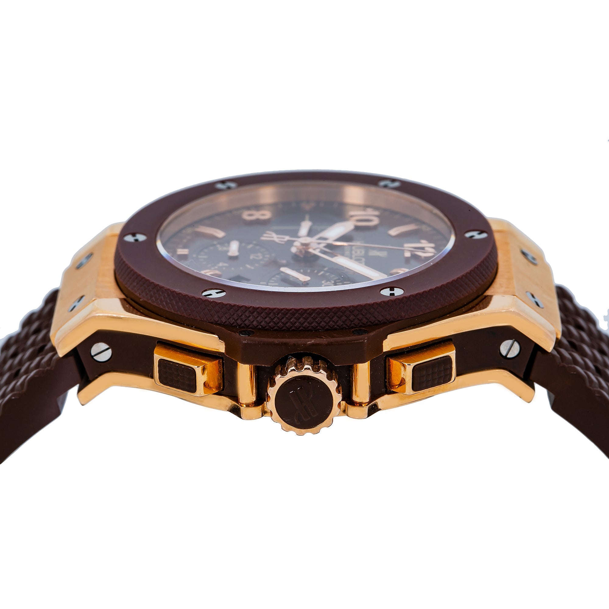 Hublot Big Bang 341.PC.1007.RX 41MM Brown Dial With Rubber Bracelet-Hublot-JD Watches NY