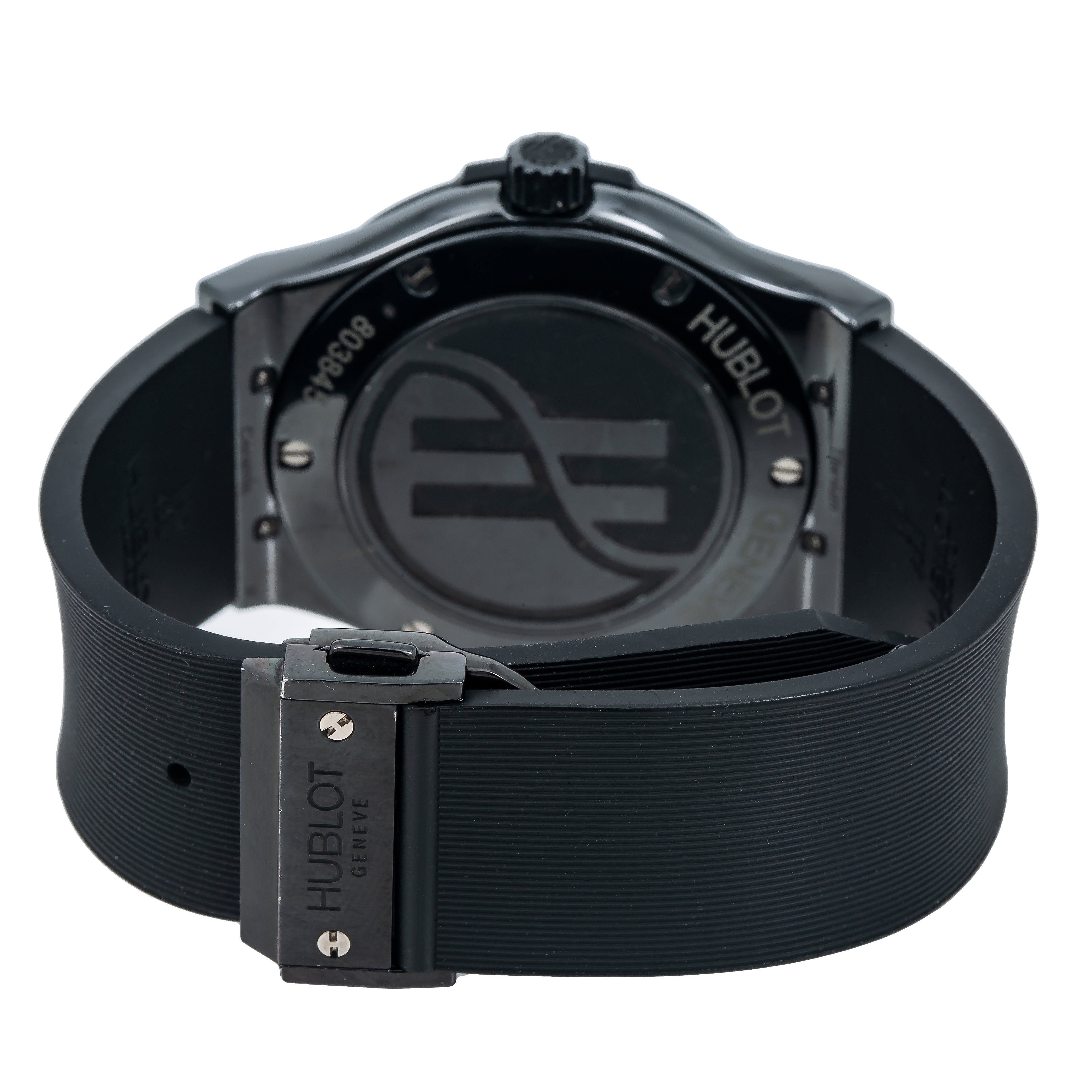 Hublot Classic Fusion 511.CM.1670.RX 45MM Black Dial With Leather Bracelet-Hublot-JD Watches NY