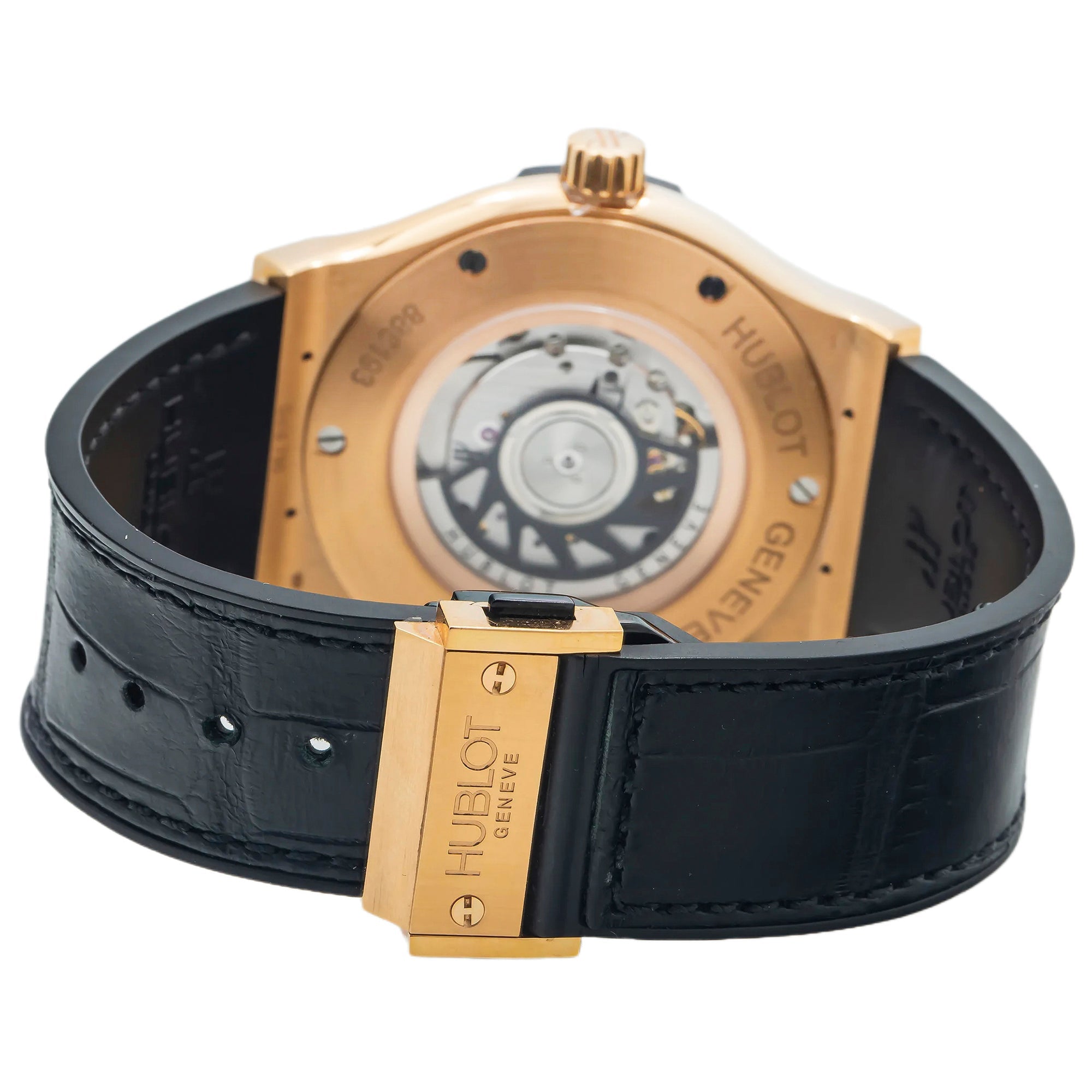 Hublot Classic Fusion 511.PX.2610 45MM White Dial With Leather Bracelet-Hublot-JD Watches NY