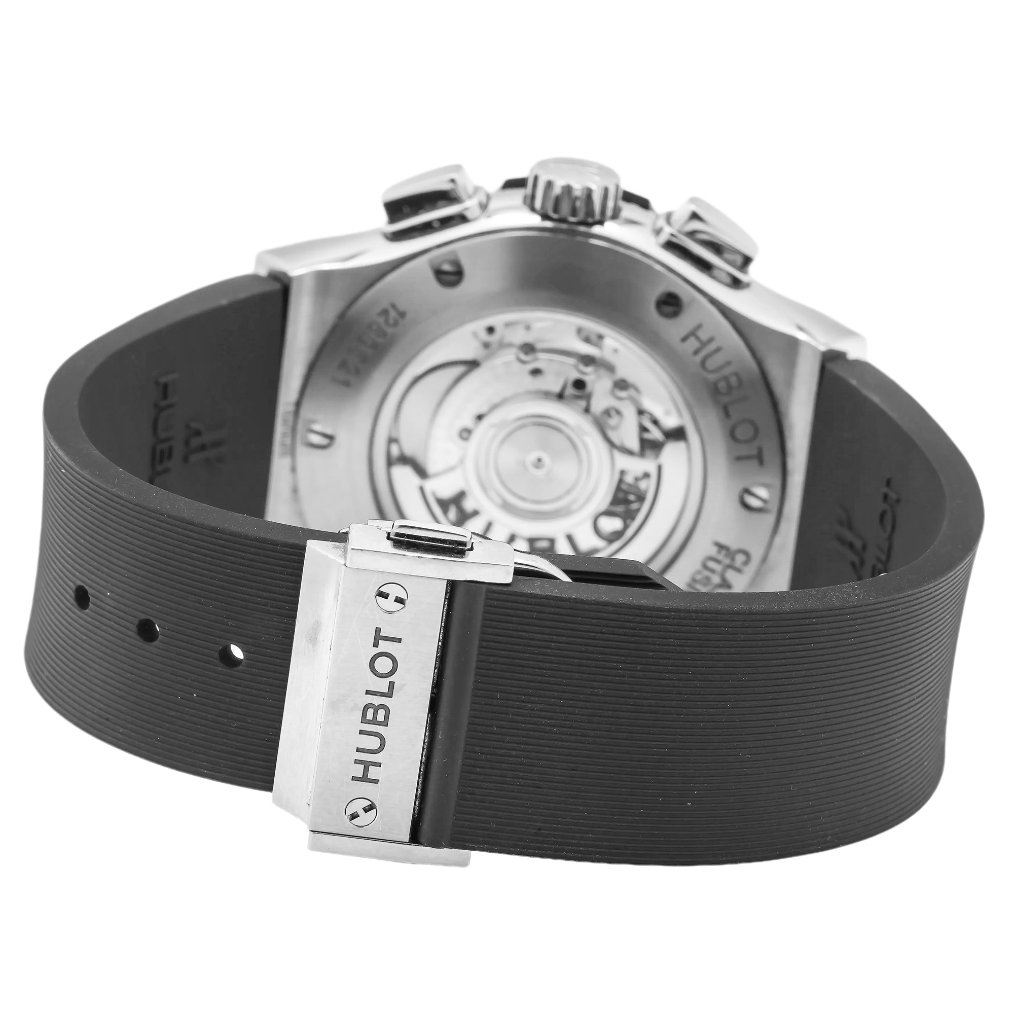 Hublot Classic Fusion 521.NX.7071.LR 45MM Silver Dial With Rubber Bracelet-Hublot-JD Watches NY